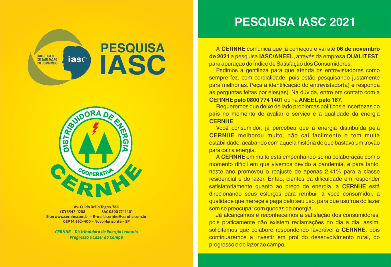 PESQUISA IASC 2021