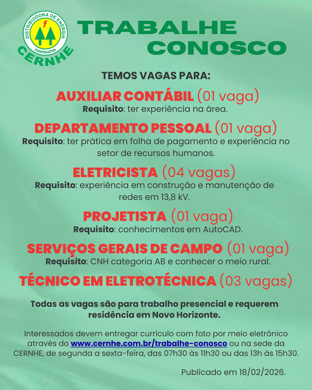 TRABALHE CONOSCO